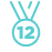 Медаль уровня 12