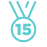 Медаль уровня 15