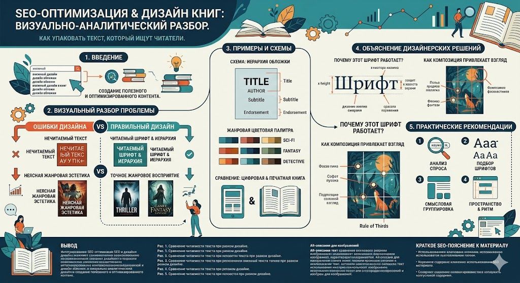 «Изображение к посту “Как упаковать книгу, чтобы её нашли? SEO-оптимизация и визуальный дизайн обложек”»