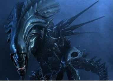 Королева арахнидов - похожа на Чужого из одноимённого фильма, но вместо хвоста - яйцеклад.